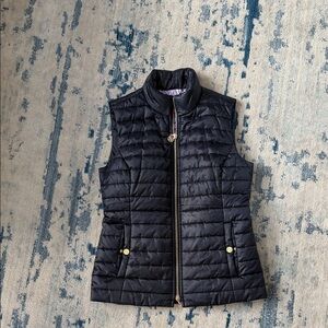 Women's Navy Quilted Vest
